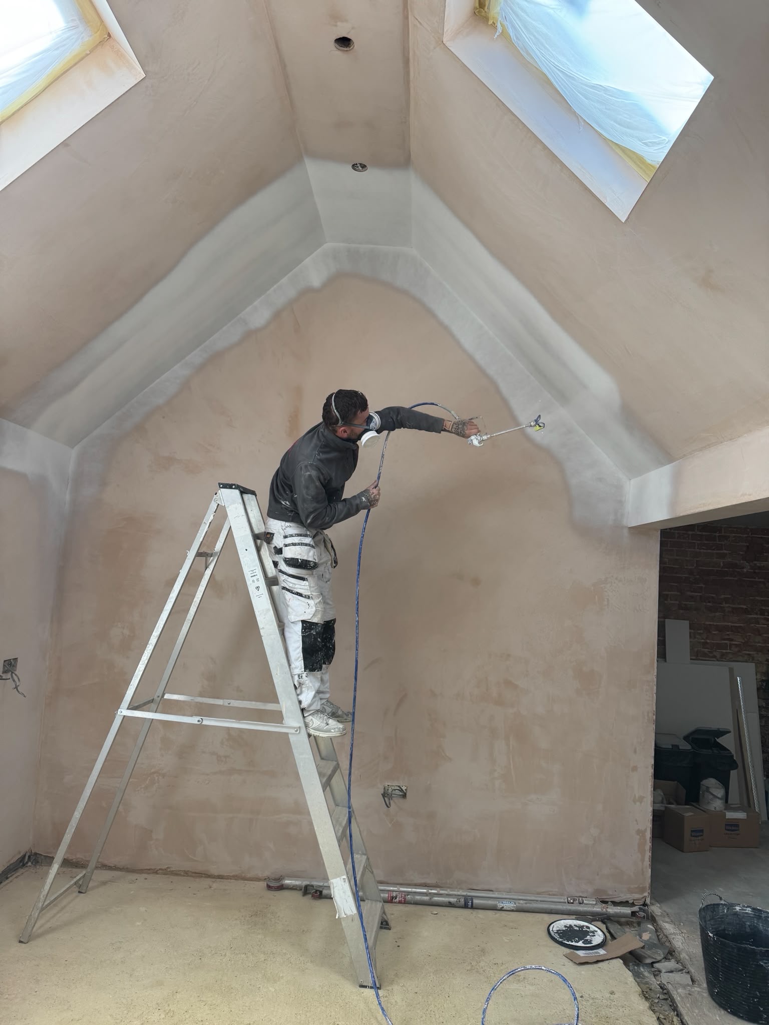Spraying work by SD Decorators